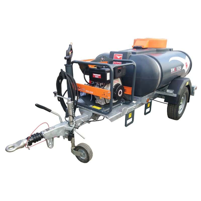 Altrad Belle BWX152501DS BWX 15/250 Bowser Pressure Washer Diesel Yanmar L100 Engine Orange