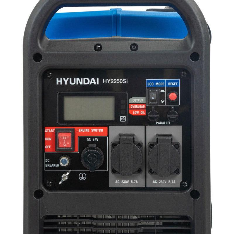 Hyundai HY2250SI Petrol Inverter Generator Portable Pure Sine Wave / 2200W / 2.2kW