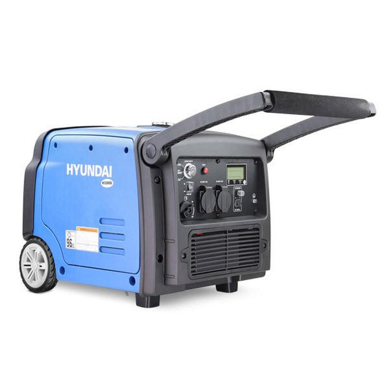 Hyundai HY3200SEi Petrol Inverter Generator Portable With Wheel Kit Pure Sine Wave / 3200W / 3.2 kW