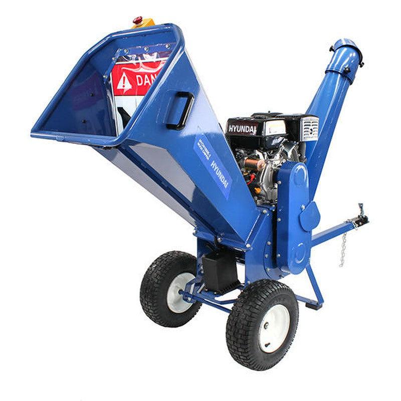 Hyundai HYCH1500E-2 Petrol Wood Chipper Shredder Mulcher / 420cc / 100mm