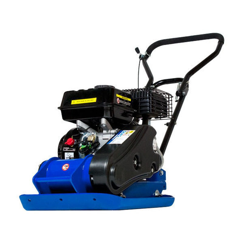 Hyundai HYCP6570 Petrol Wacker Plate Compactor With Wheel Kit and Paving Pad / 60kg / 37cm / 196cc