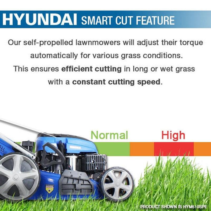 Hyundai HYM430SPER Petrol Roller Lawn Mower Self Propelled Electric Start / 17" / 43cm / 139cc