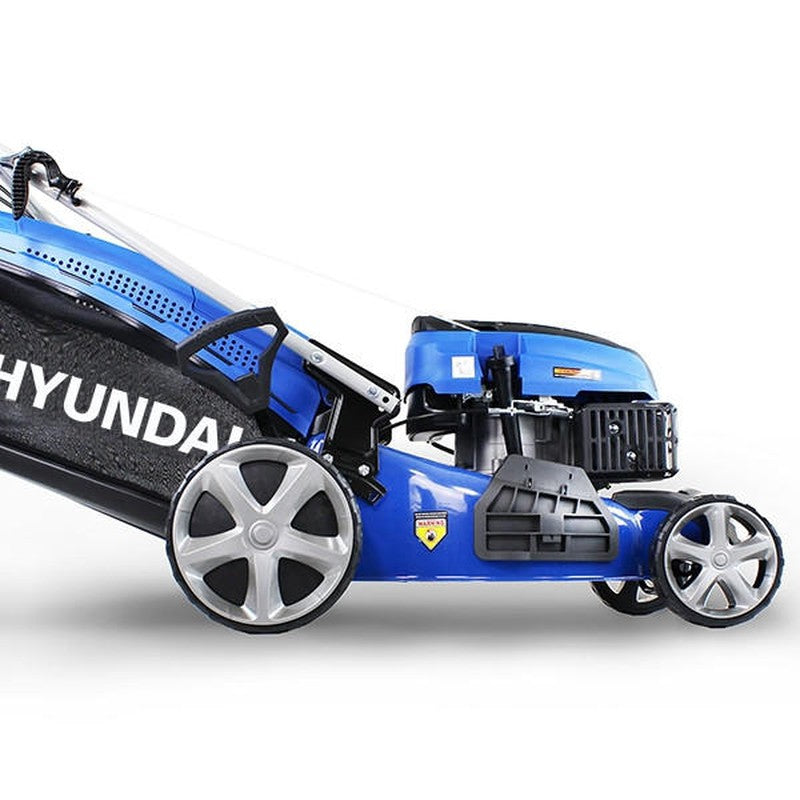 Hyundai HYM460SP Petrol Lawn Mower Mulcher Self Propelled Electric Start / 18" / 46cm / 139cc