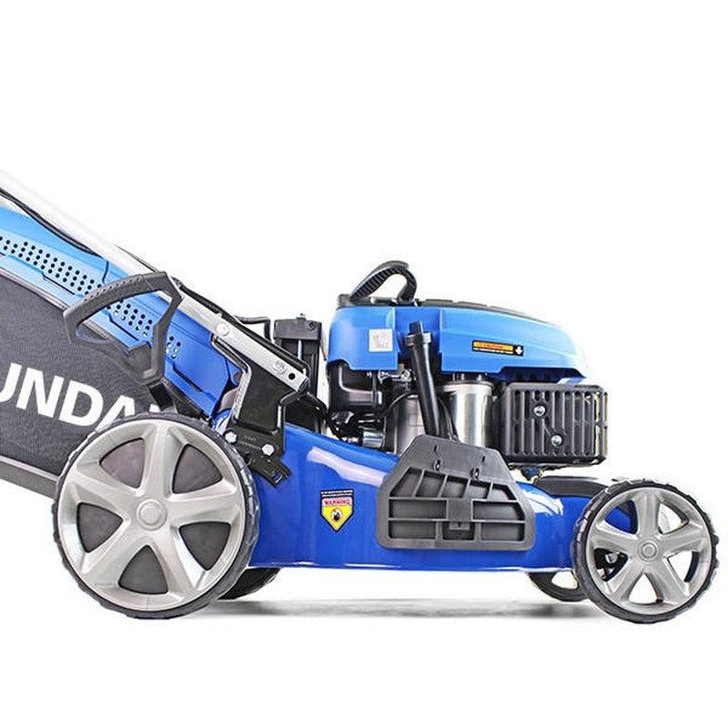 Hyundai HYM460SPE Petrol Lawn Mower Mulcher Self Propelled Electric Start / 18" / 46cm / 139cc