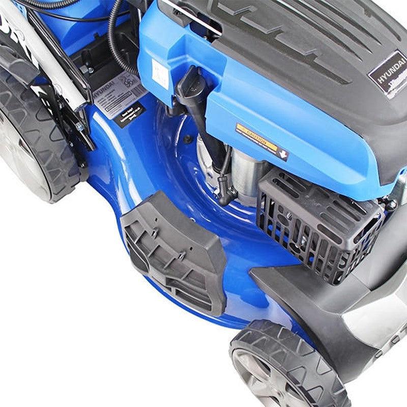 Hyundai HYM460SPE Petrol Lawn Mower Mulcher Self Propelled Electric Start / 18" / 46cm / 139cc