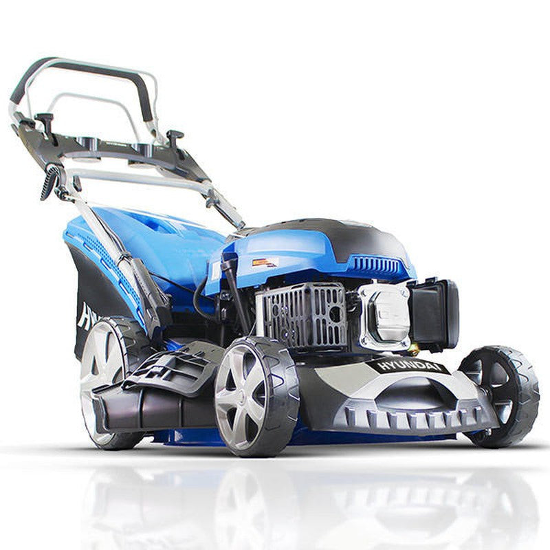 Hyundai HYM460SPE Petrol Lawn Mower Mulcher Self Propelled Electric Start / 18" / 46cm / 139cc