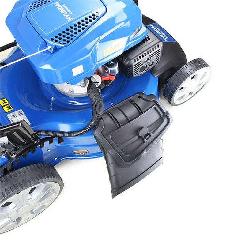 Hyundai HYM530SPE Petrol Lawn Mower Mulcher Electric Start Self Propelled / 21'' / 53cm / 224cc