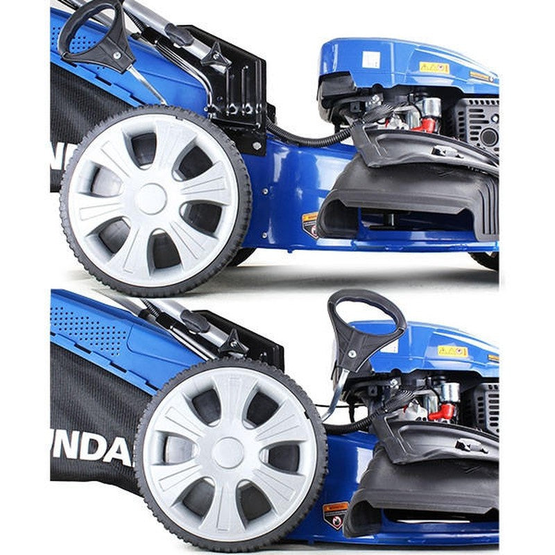 Hyundai HYM530SPE Petrol Lawn Mower Mulcher Electric Start Self Propelled / 21'' / 53cm / 224cc