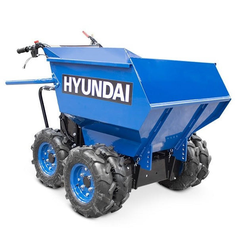 Hyundai HYMD500 Petrol Mini Dumper Power Barrow / 500kg / 196cc 4x4 Drive