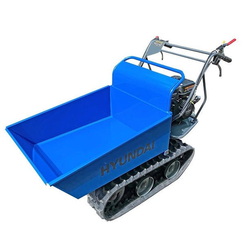 Hyundai HYTD300 Petrol Tracked Mini Dumper Power Barrow / 196cc / 300kg