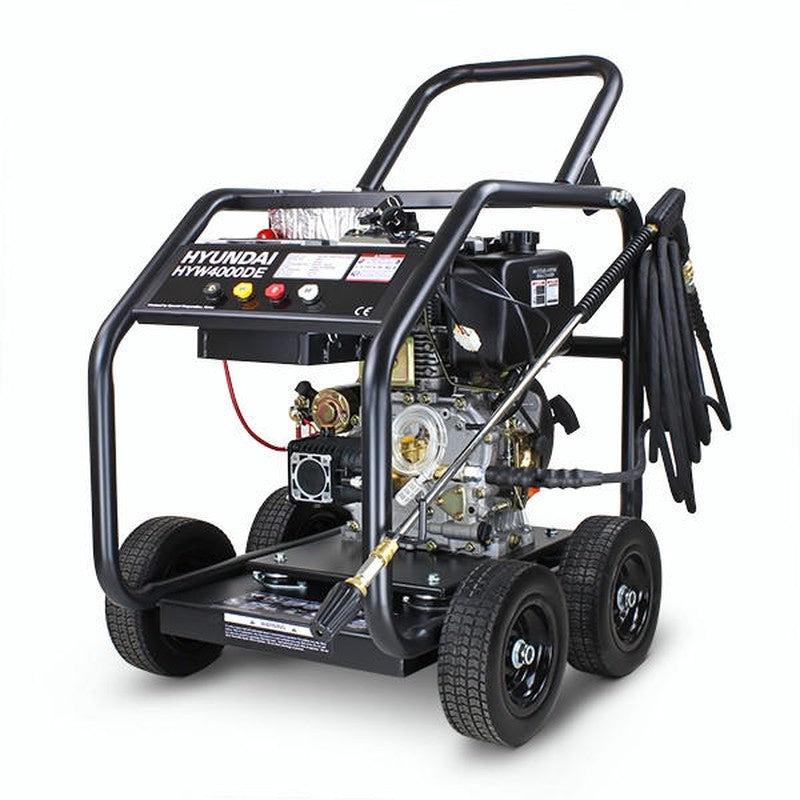 Hyundai HYW4000DE Diesel Pressure Washer / 4000psi / 498cc / 15L/min / 15m Hose