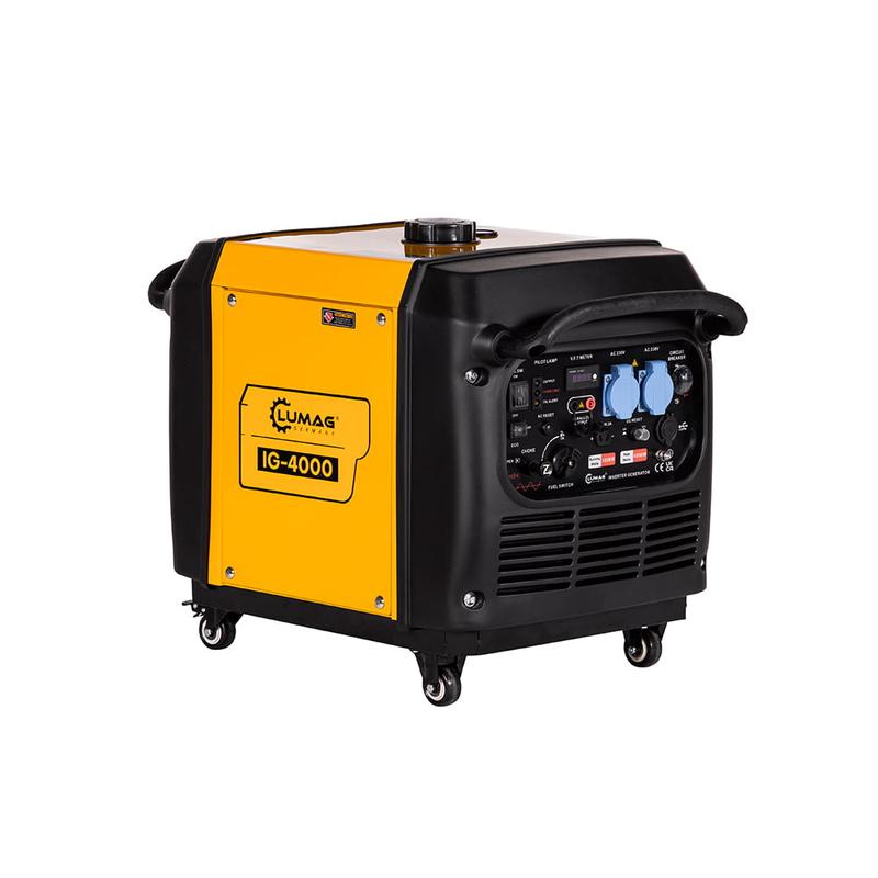 Lumag IG4000 Petrol Inverter Generator 4WK 5V USB 12 & 230V