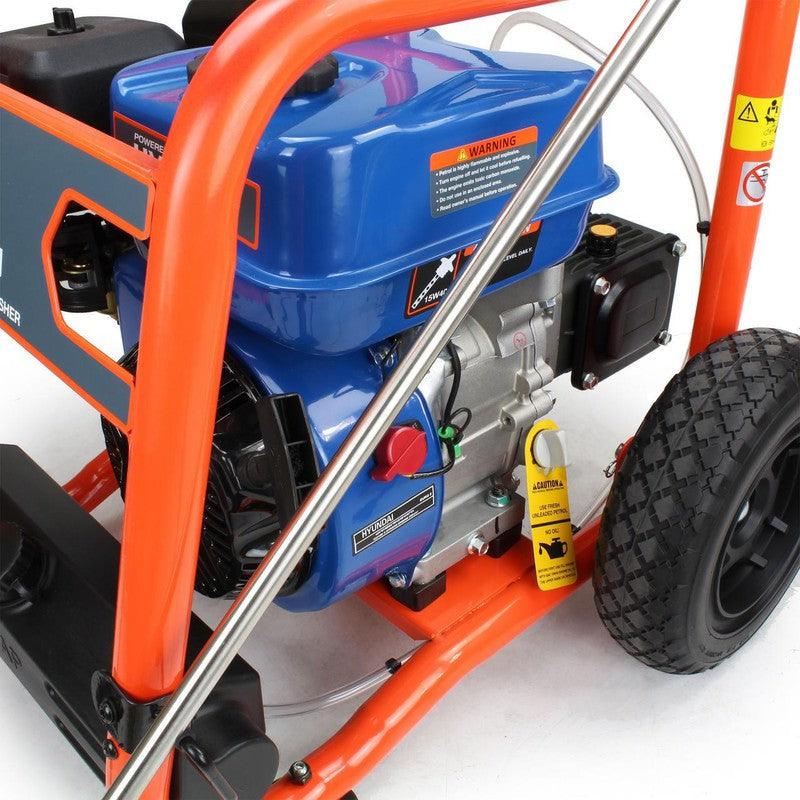 P1 Power Equipment P3200PWT+85.403.005 Commercial Petrol Pressure Washer With 18" Rotary Flat Surface Cleaner / 3200psi / 214bar / 212cc / 11L/min Flow Rate