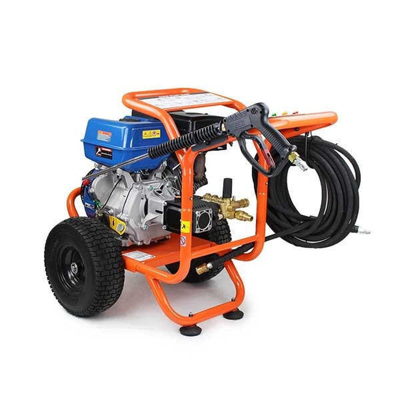 P1 Power Equipment P4200PWT+85.403.010 Petrol Pressure Washer With 24" Stainless Steel Flat Surface Cleaner / 4200psi / 290bar / 420cc / 15L/min Flow Rate