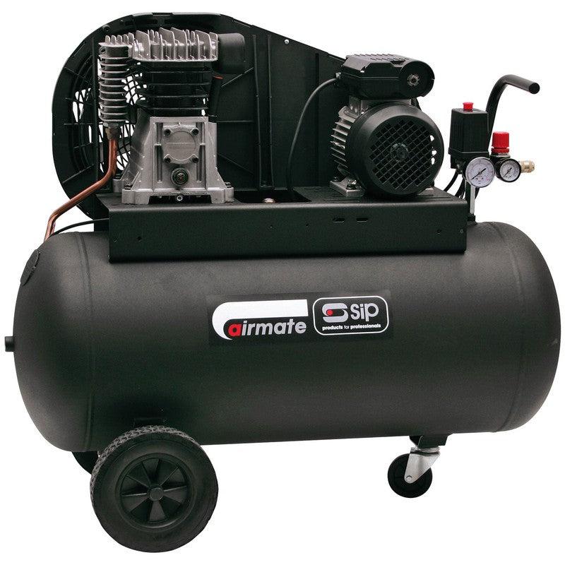 SIP 06260 TN3/100-SRB Belt Drive Compressor / 100 Litre / 13 CFM / 145 PSI