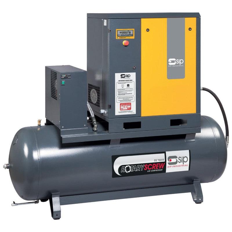 SIP 06412A RS11-08-270BD/RD Rotary Screw Compressor with Dryer / 270 Litre / 58.2 CFM / 116 PSI