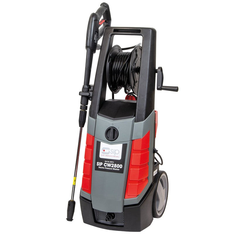 SIP 08974 CW2800 Electric Pressure Washer / 2610 PSI / 180 BAR / 510 LPH / 8M Hose