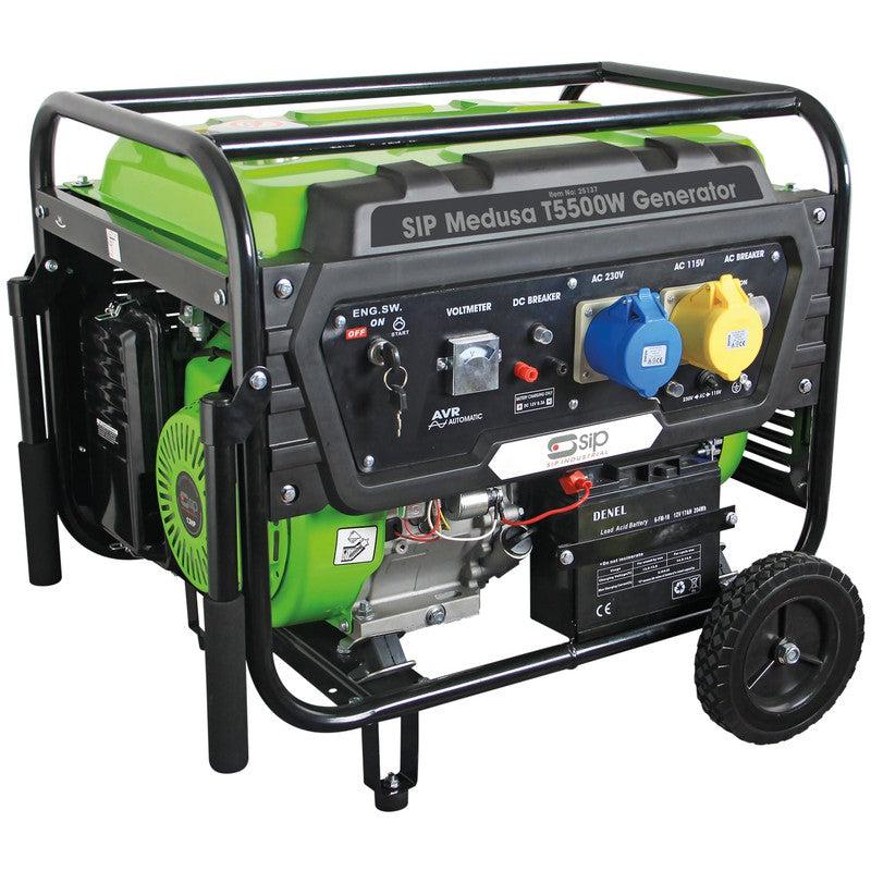 SIP 25137 MEDUSA T5500W Petrol Generator / 5500W