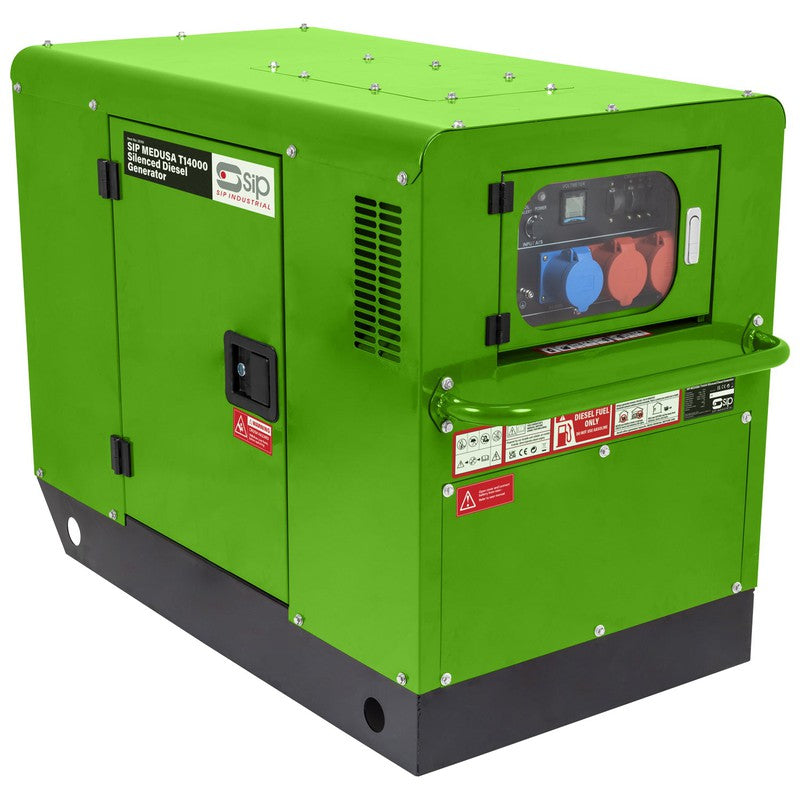 SIP 25151 MEDUSA T14000 Silenced Diesel Generator / 11KW