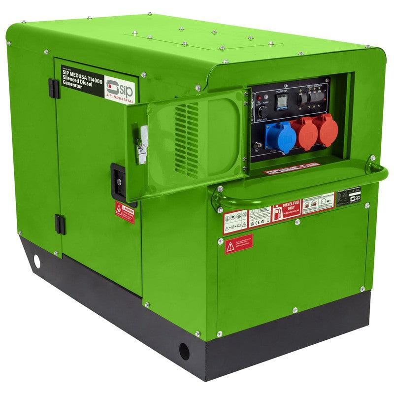 SIP 25151 MEDUSA T14000 Silenced Diesel Generator / 11KW