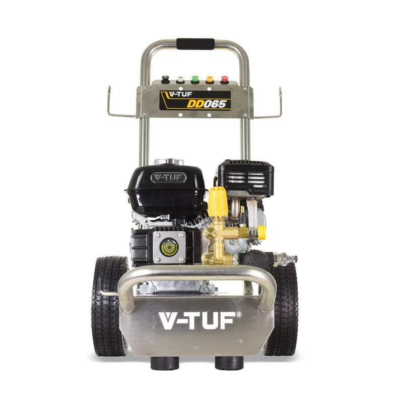 V-TUF DD065 Petrol Pressure Washer - Honda GX200 / 2300 PSI / 160 BAR / 792 LPH / 10M Hose