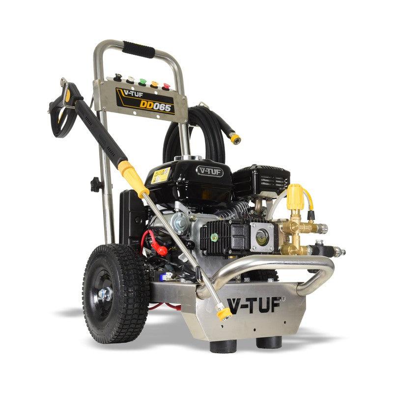 V-TUF DD065SSE Petrol Pressure Washer - Industrial Honda GX200QX / 2900 PSI / 160BAR / 792 LPH / 10M Hose