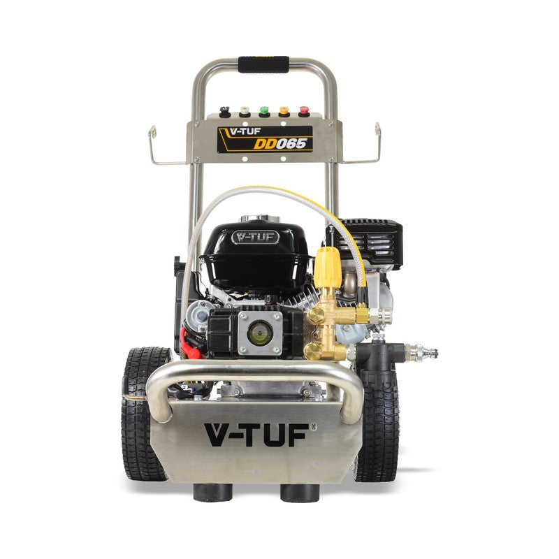 V-TUF DD065SSE Petrol Pressure Washer - Industrial Honda GX200QX / 2900 PSI / 160BAR / 792 LPH / 10M Hose