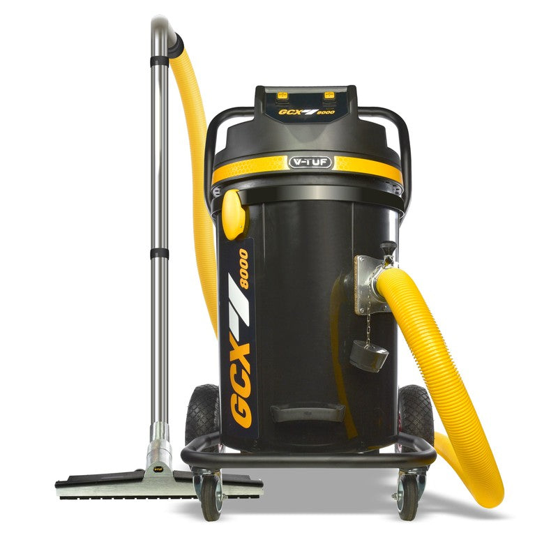 V-TUF GCX8000-240 Wet And Dry Industrial Vacuum Cleaner - 3.5KW 80L Side Entry & Cyclone Tech (240V)