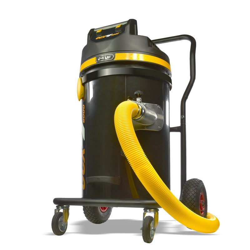 V-TUF GCX8000-240 Wet And Dry Industrial Vacuum Cleaner - 3.5KW 80L Side Entry & Cyclone Tech (240V)