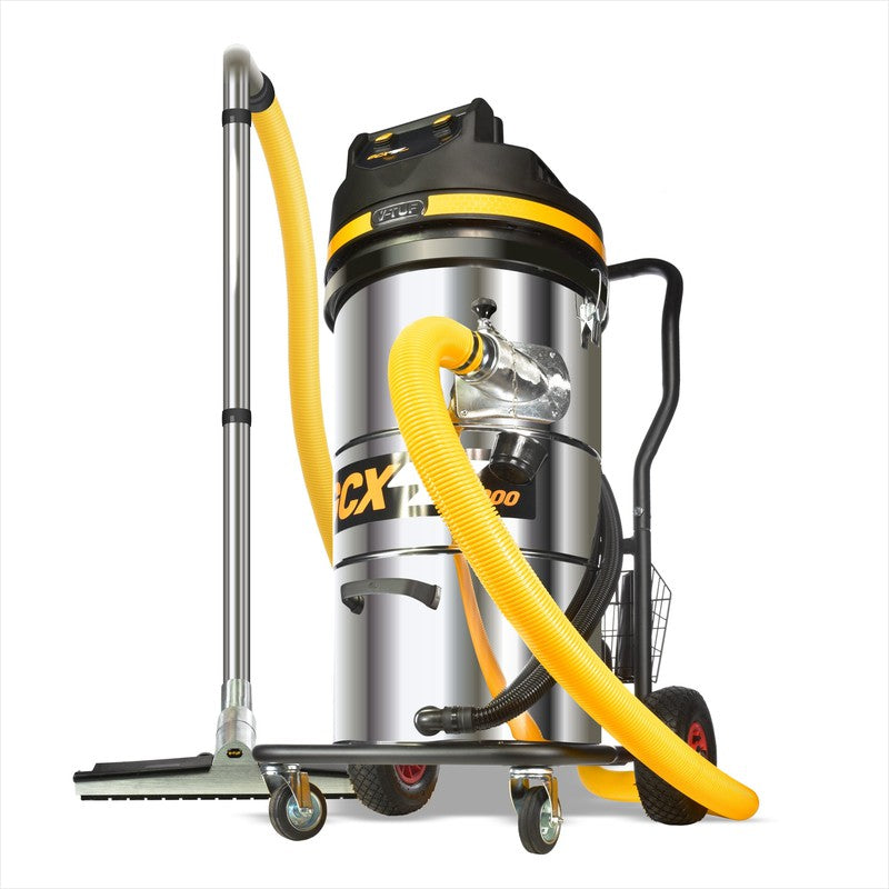 V-TUF GCX9000-110 Wet And Dry Industrial Vacuum Cleaner - 2.5KW 100L Side Entry & Cyclone Tech (110V)