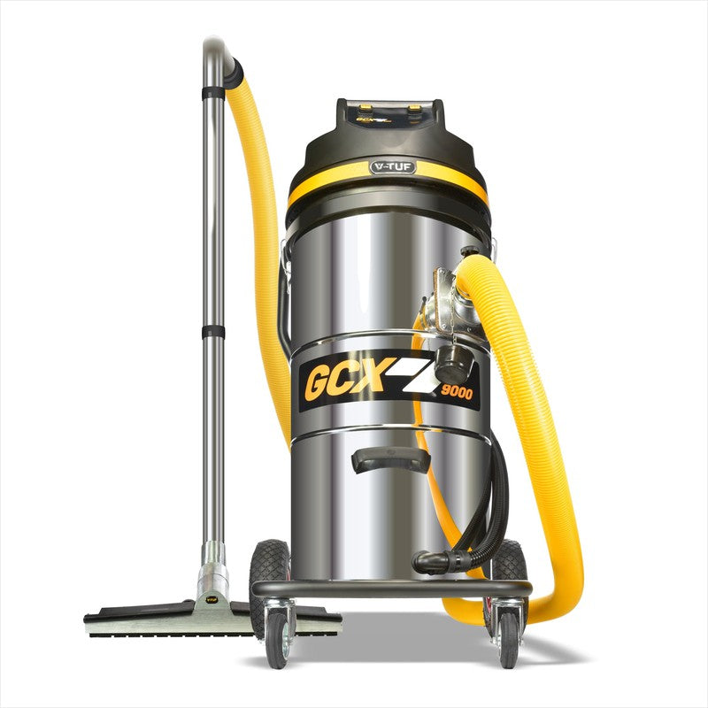 V-TUF GCX9000-110 Wet And Dry Industrial Vacuum Cleaner - 2.5KW 100L Side Entry & Cyclone Tech (110V)