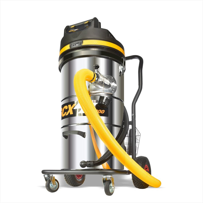 V-TUF GCX9000-110 Wet And Dry Industrial Vacuum Cleaner - 2.5KW 100L Side Entry & Cyclone Tech (110V)