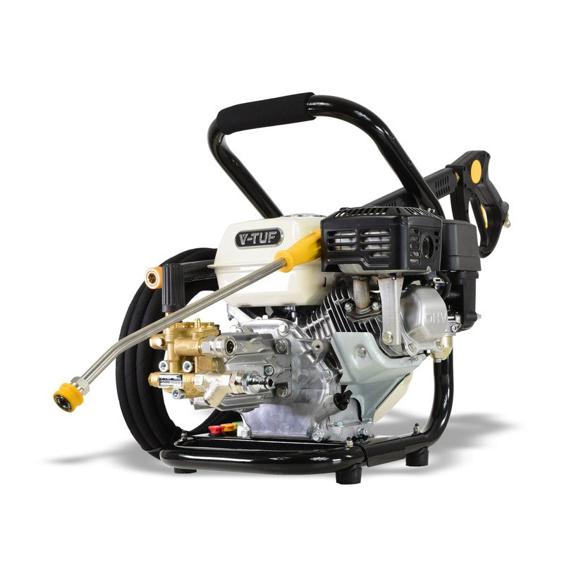 V-TUF GPT200C Petrol Pressure Washer With Carry Frame - Industrial Honda GP200 / 2755 PSI / 190 BAR / 720 LPH / 10M Hose