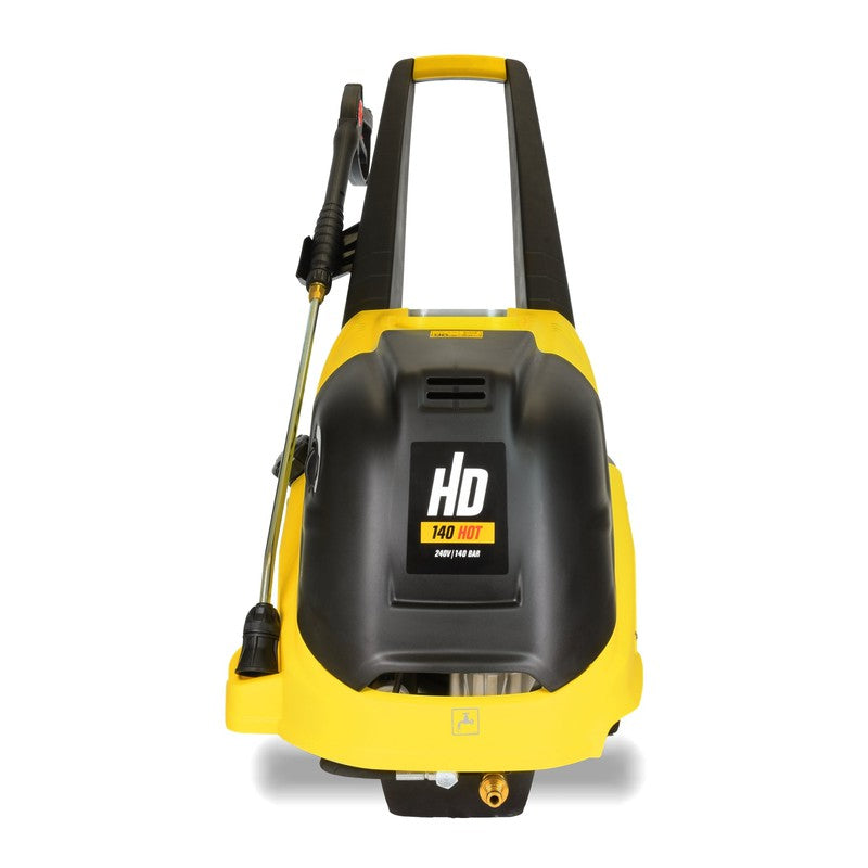 V-TUF HD140HOT Electric Hot Pressure Washer - Mobile 240v / 2000 PSI / 140 BAR / 480 LPH / 10M Hose