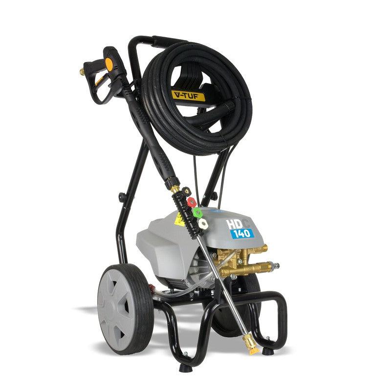 V-TUF HDC140-110 Electric Pressure Washer - 110v / 1750 PSI / 100 Bar / 480LPH / 10M Hose