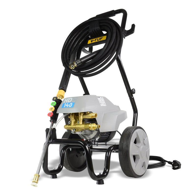 V-TUF HDC140-240 Electric Pressure Washer With Cage Frame- 240v / 1750 PSI / 140 BAR / 480 LPH / 10M Hose