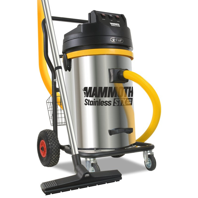 V-TUF MAMMOTH240-STXAUTO Wet And Dry Industrial Vacuum Cleaner - 2400W 240v 80L With Auto Pump Out