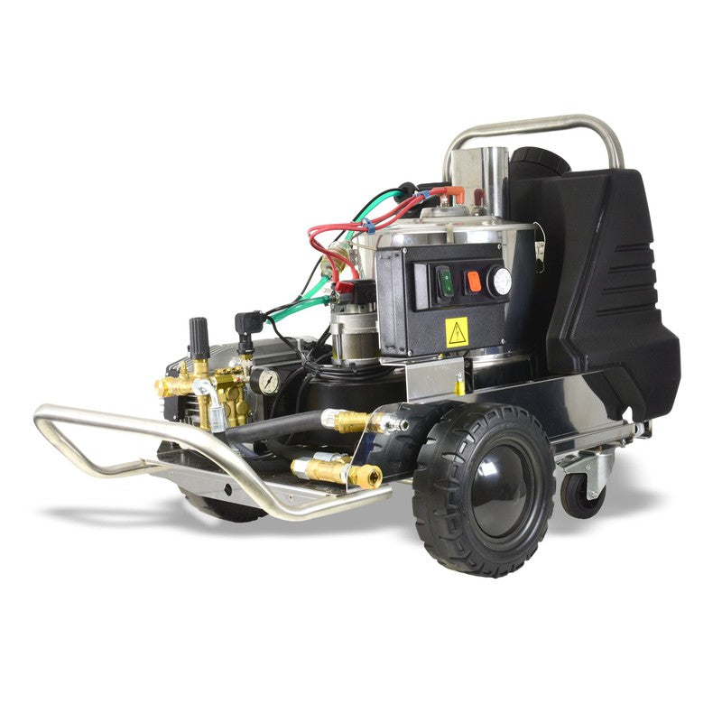 V-TUF RAPIDMSH240F Hot Pressure Washer - Industrial Mobile With Commercial Foam System 240V / 120 BAR / 540 LPH